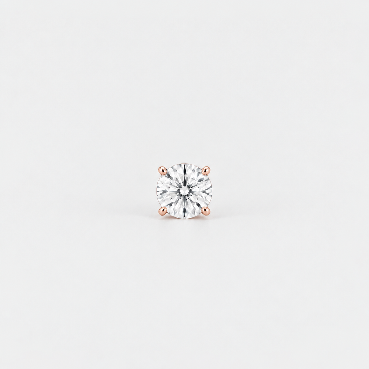 1 Ct. Lab-Grown Diamond Men's Stud Round Cut (VS-EF)