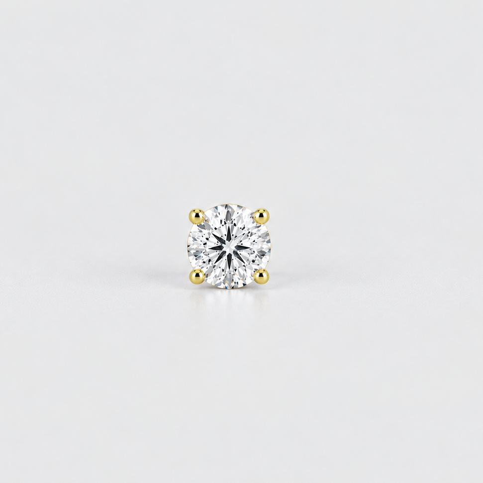 3 Ct. Lab Grown Diamond Stud Earrings Round-Cut (VS-EF)