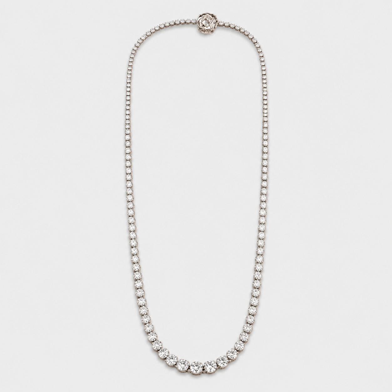 22 Ct. Lab-Grown Diamond Tennis Necklace (VS-EF)