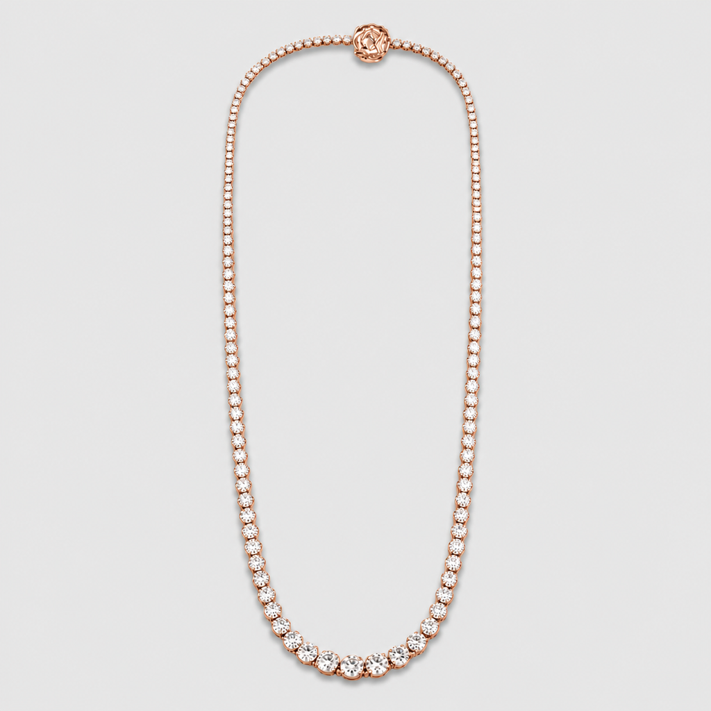 22 Ct. Lab-Grown Diamond Tennis Necklace (VS-EF) (18")