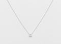 0.20 CT (VS–EF) Princess Cut Lab-Grown Diamond Solitaire Pendant Necklace for Women