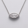 1 Ct. Lab Grown Diamond Marquise Cut Solitaire Pendant Necklace (VS-EF)
