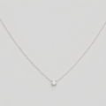 Round Cut Lab-Grown Diamond Solitaire Pendant 0.15 Ct. (EF/VVS-VS)