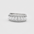 2 Ct. Baguette Cut Lab-Grown Diamond Eternity Band (VS-EF)