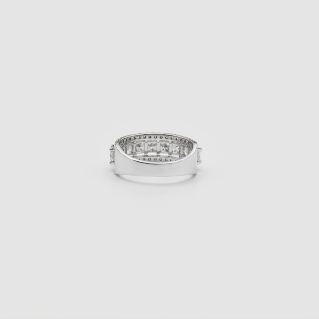 2.00 TCW (VS-EF) Baguette Cut Lab-Grown Diamond Eternity Band for Women