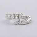 1.80 Ct. Lab-Grown Diamond Open Band Round Cut Ring (VS-EF)