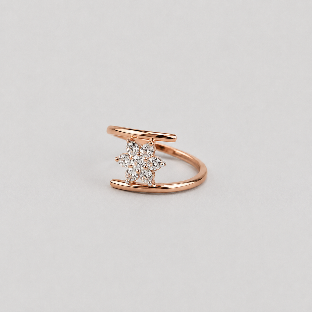 Lab Grown Diamond Round Cut 0.15 Ct. Cluster Ring (VS-EF)