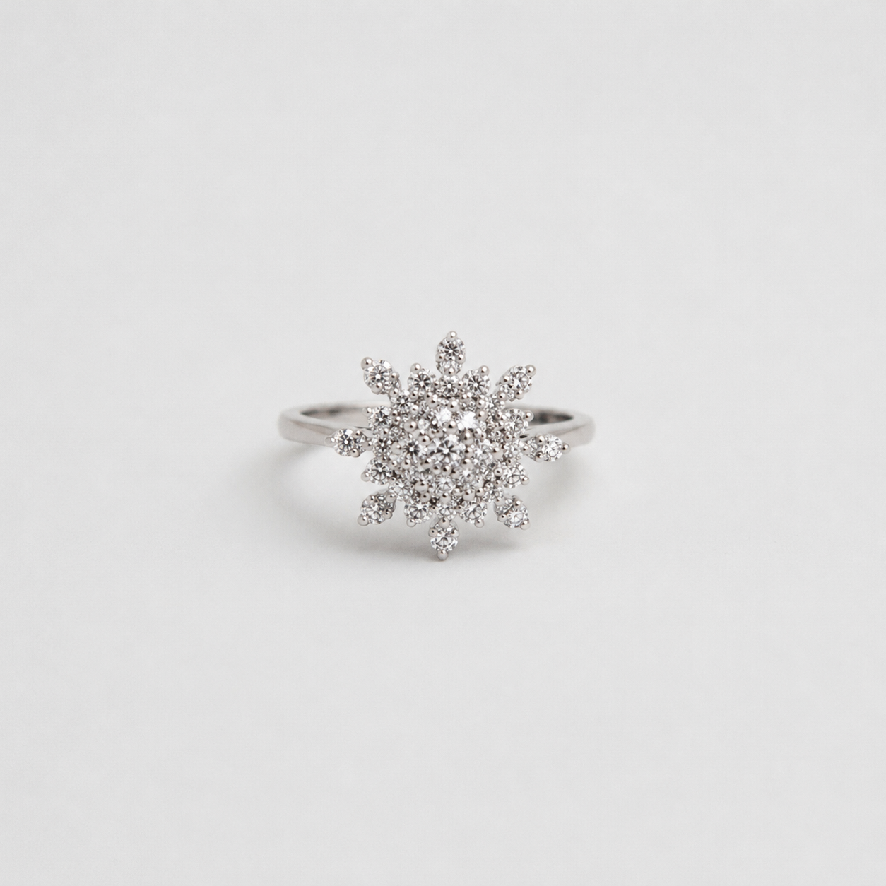 0.60 Ct Designer Cluster Ring in Lab Grown Diamond (VS-EF)
