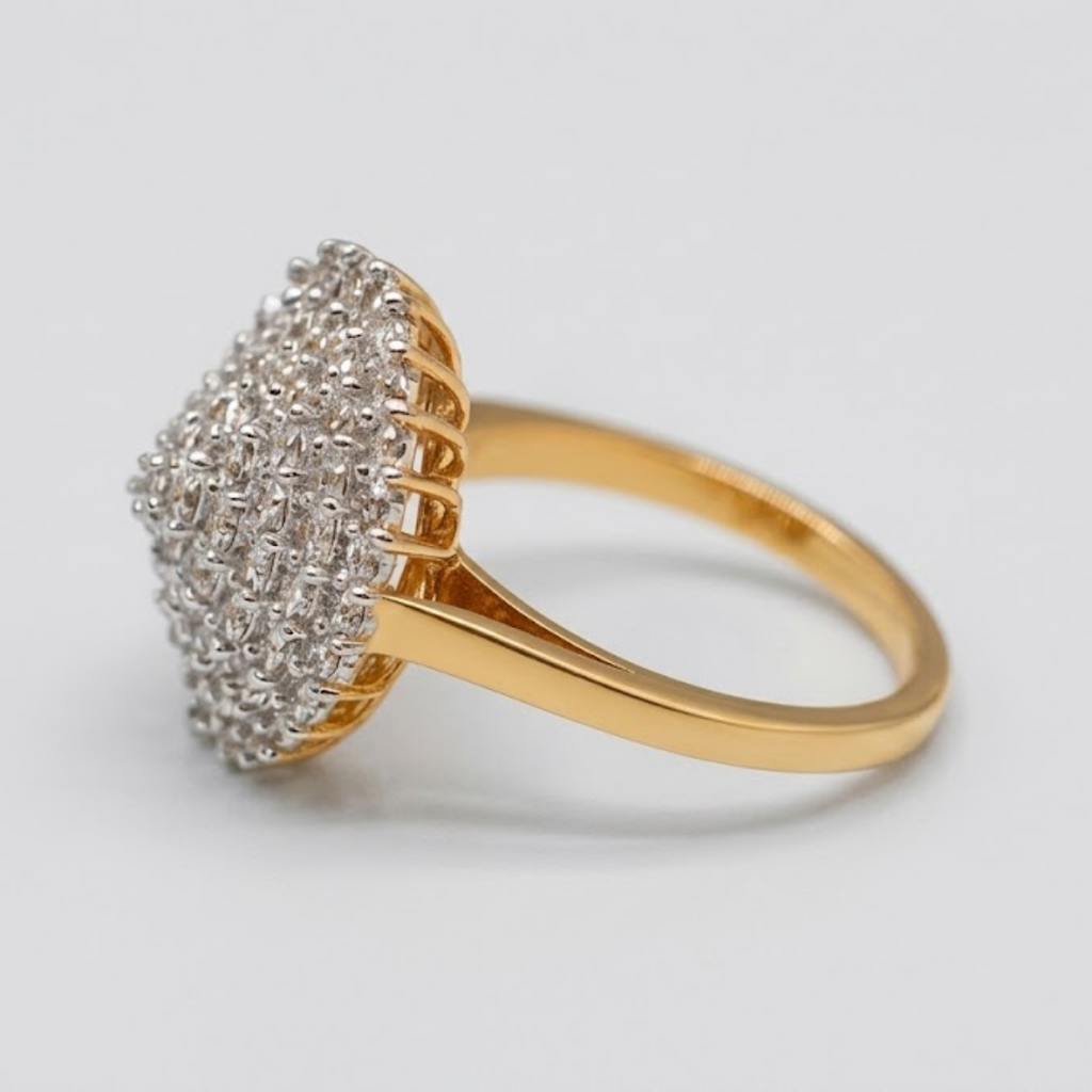 1 Ct. Luxury Diamond Cluster Ring in Lab Grown Diamond (VS - EF)
