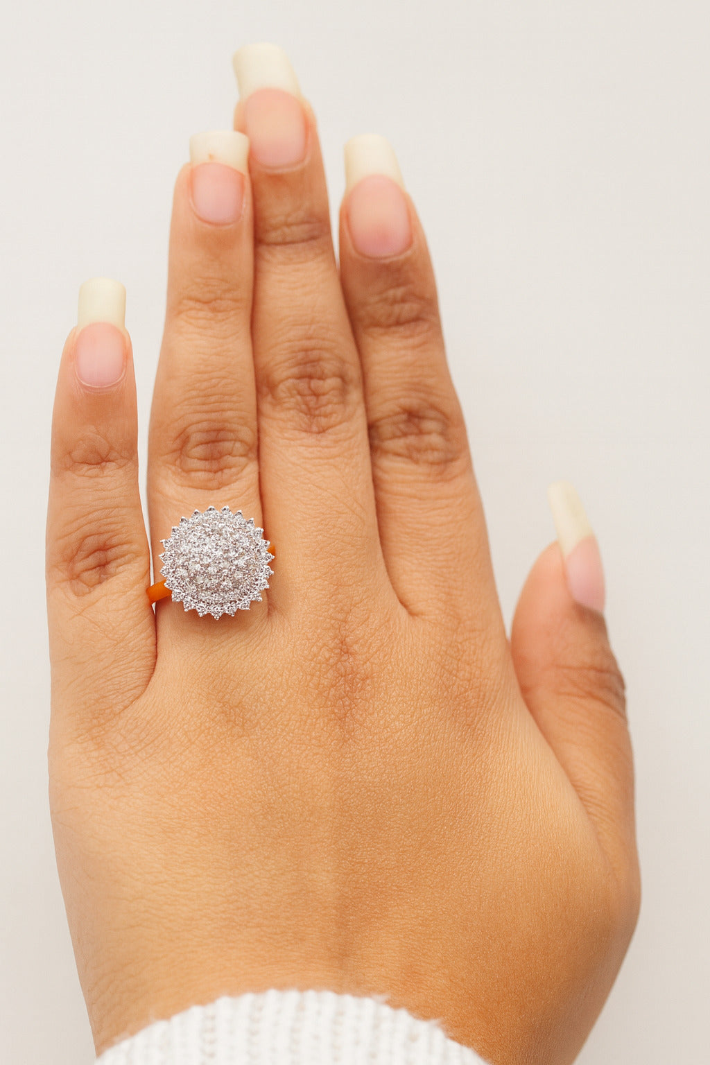 1 Ct. Luxury Diamond Cluster Ring in Lab Grown Diamond (VS - EF)