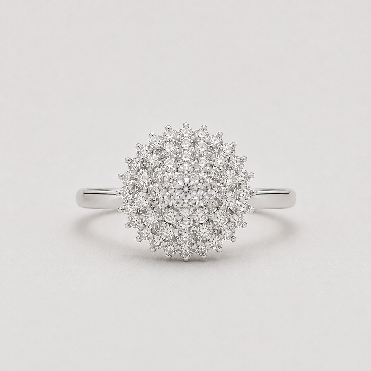 1 Ct. Luxury Diamond Cluster Ring in Lab Grown Diamond (VS - EF)