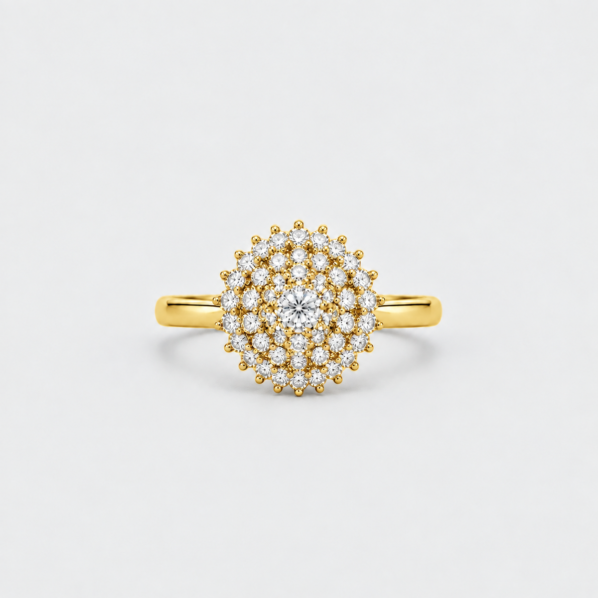 1 Ct. Luxury Diamond Cluster Ring in Lab Grown Diamond (EF/VVS-VS)