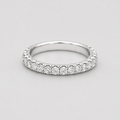 0.80tcw (VS-EF) Round Cut Lab-Grown Diamond Eternity Band for Women