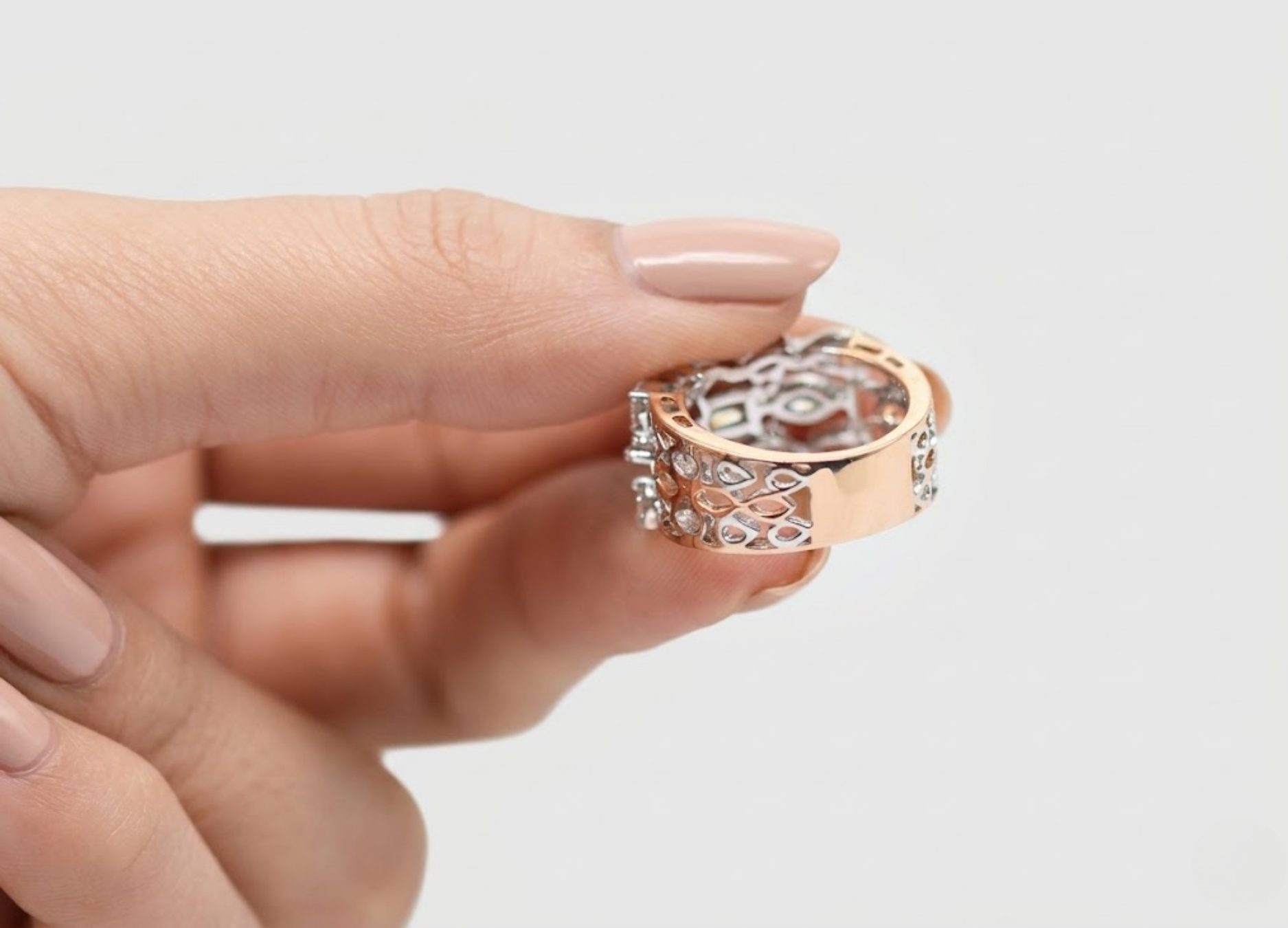 1.50 TCW (VS-EF) Baguette Cut Lab-Grown Diamond Statement Ring for Women