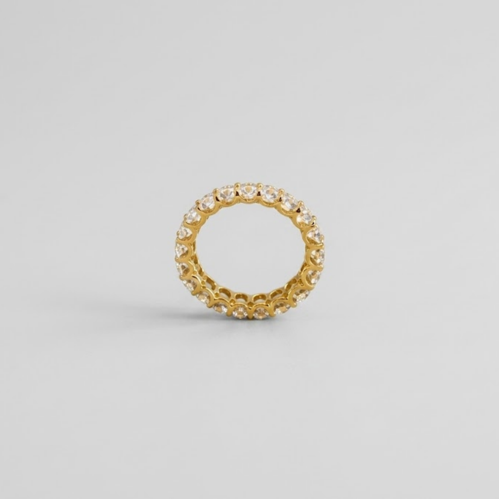 1.00tcw (VS-EF) Oval Cut Lab-Grown Diamond Eternity Band for Women