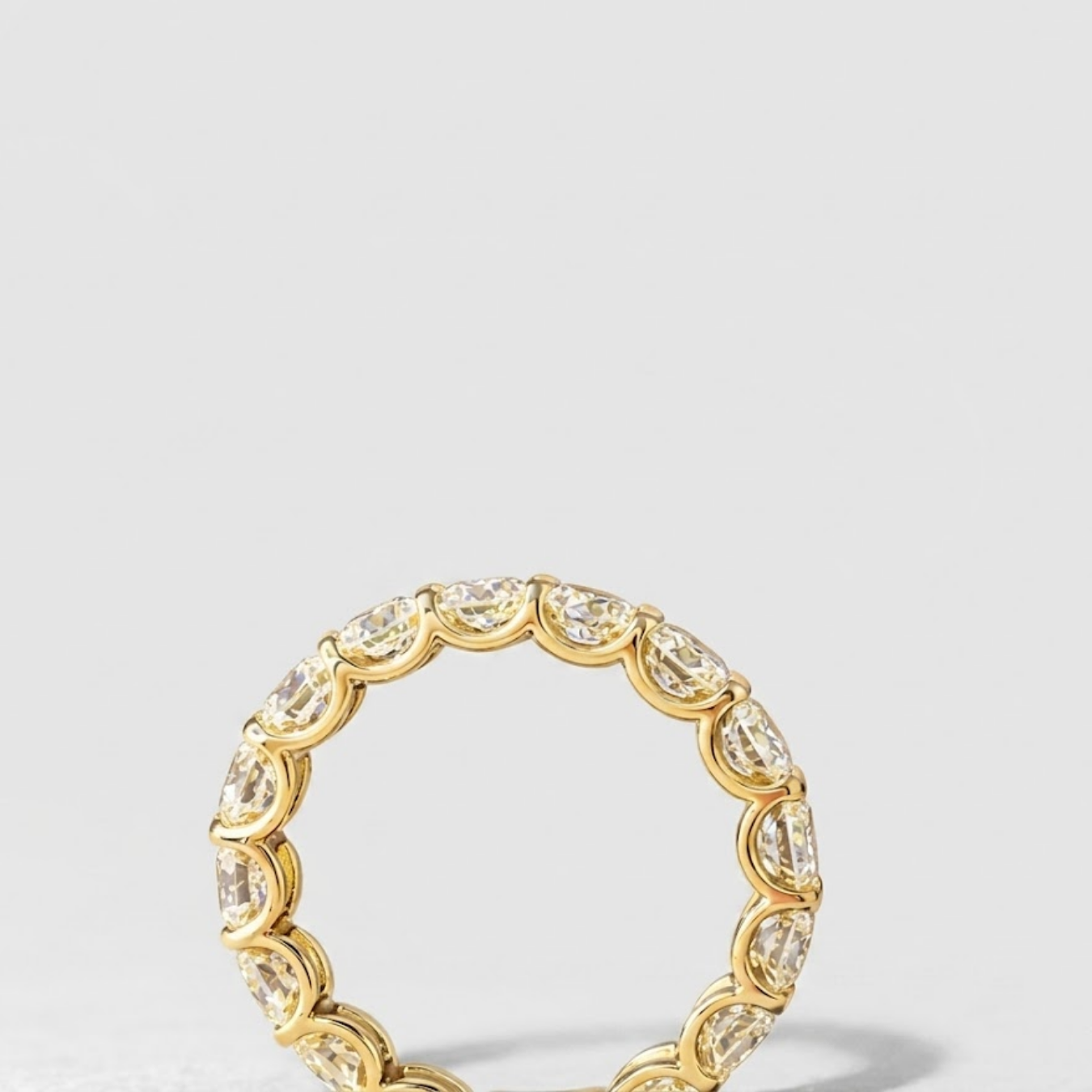 1.00 TCW (VS–EF) Round Cut Lab-Grown Diamond Eternity Band for Women