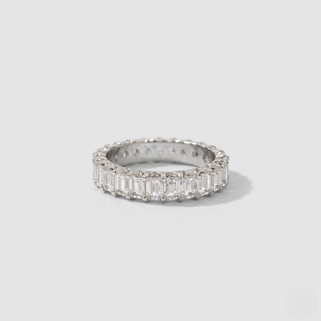2.00 TCW (VS-EF) Baguette Cut Lab-Grown Diamond Eternity Band for Women