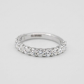 0.60 TCW (VS-EF) Round Cut Lab-Grown Diamond Eternity Band for Women