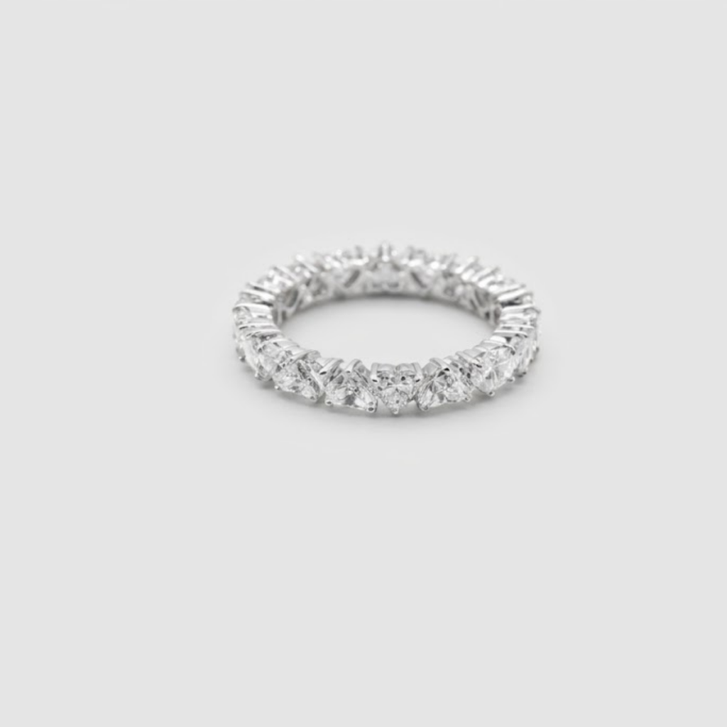 1.00tcw (VS-EF) Oval Cut Lab-Grown Diamond Eternity Band for Women