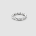 1.00tcw (VS-EF) Oval Cut Lab-Grown Diamond Eternity Band for Women