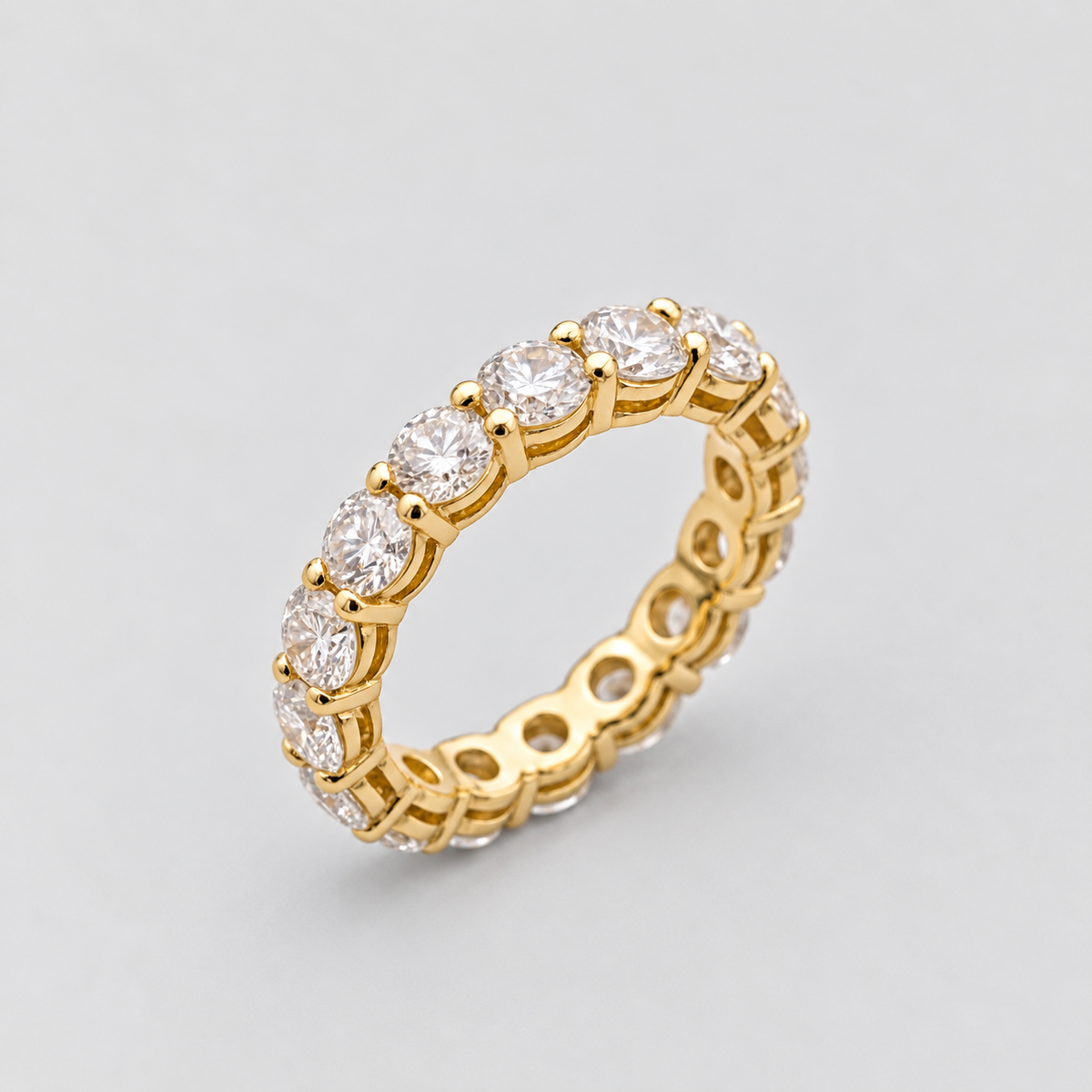 4.50 Ct. Round Lab-Grown Diamond Eternity Band (EF/VVS-VS)