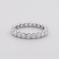 1.00 TCW (VS–EF) Elegant Round Lab-Grown Diamond Eternity Band