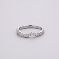 Twisted Lab-Grown Diamond Wedding Band 0.10 Ct. (VS–EF)