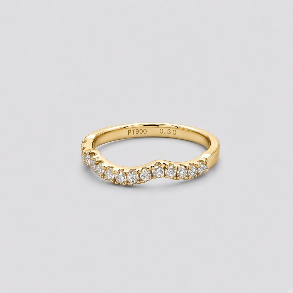 Twisted Lab-Grown Diamond Wedding Band 0.50 Ct. (EF/VVS-VS)