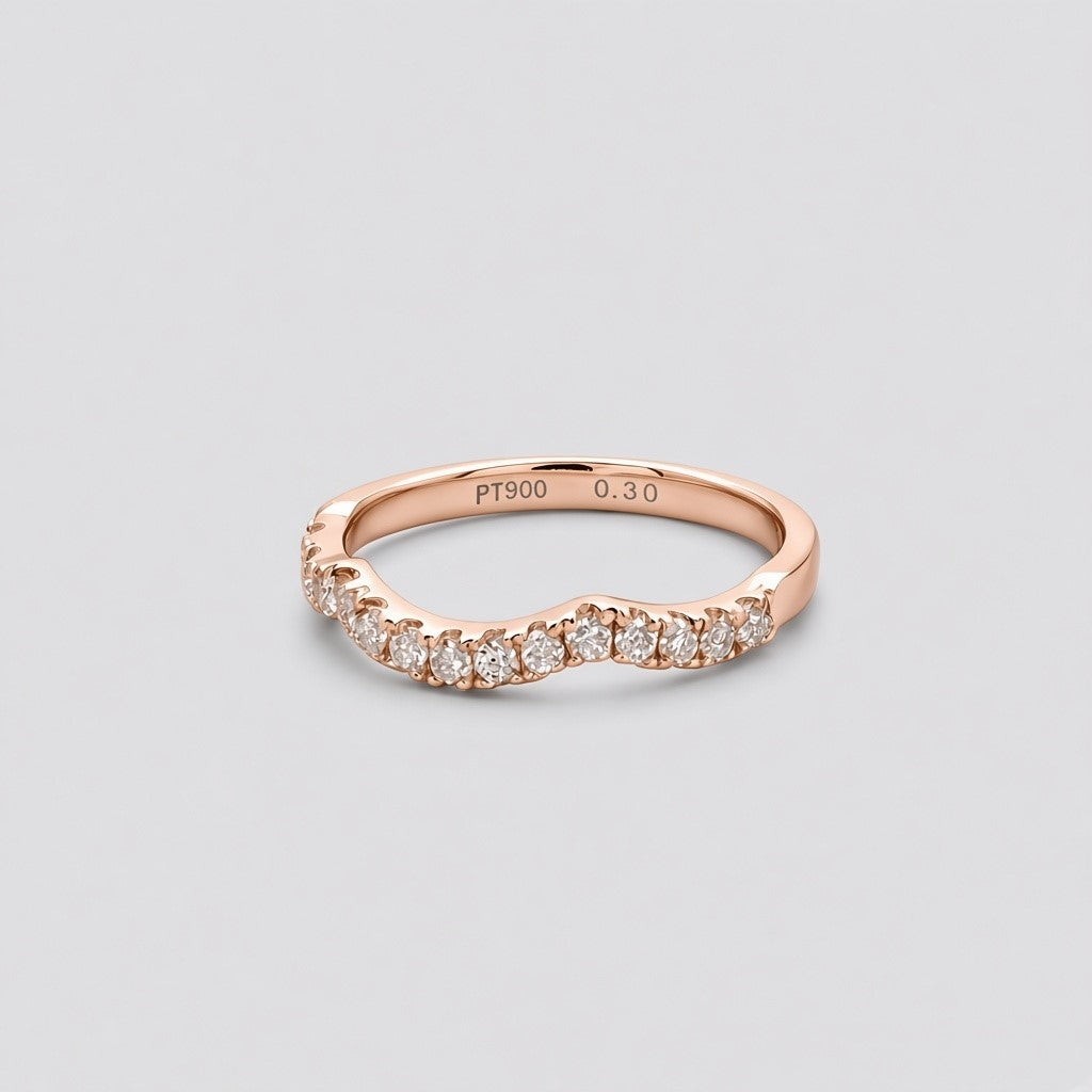Twisted Lab-Grown Diamond Wedding Band 0.50 Ct. (EF/VVS-VS)