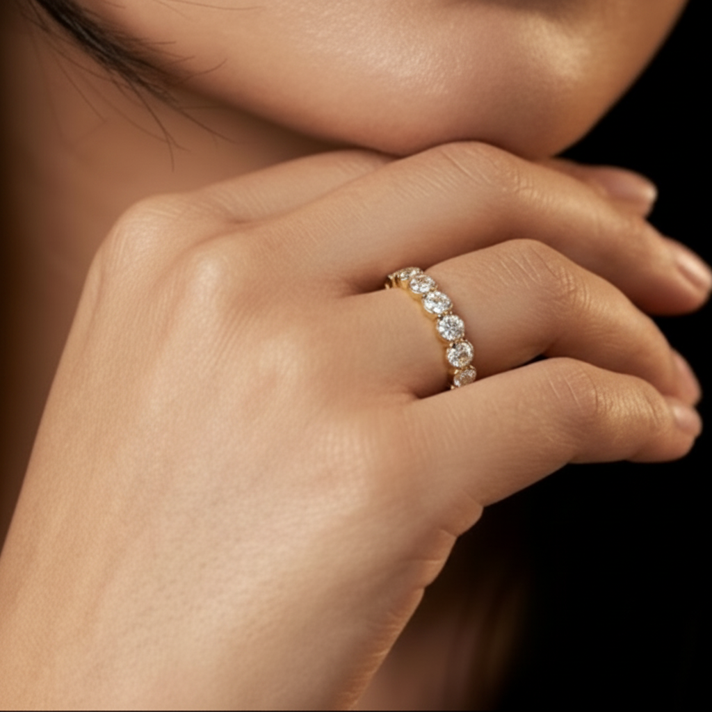 1 Ct. Lab-Grown Diamond Eternity Band Ring (VS-EF)