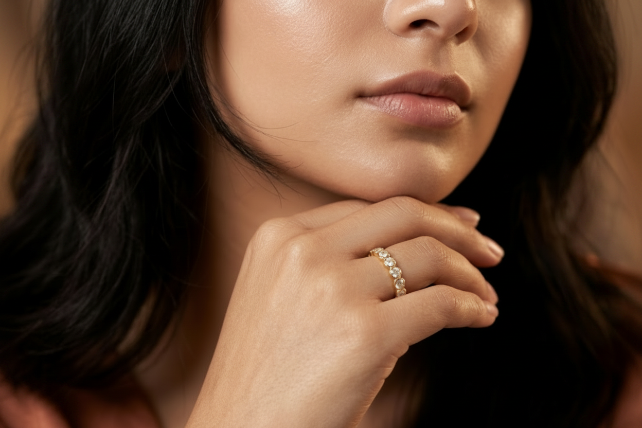 1.00tcw  (VS-EF) Lab-Grown Diamond Eternity Band Ring for Women