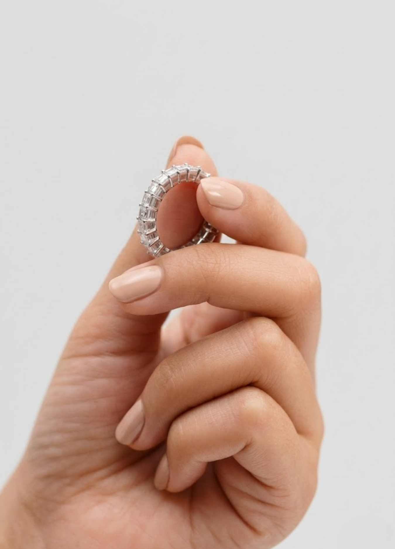2.00tcw  (VS-EF) Baguette Cut Lab-Grown Diamond Eternity Band for Women