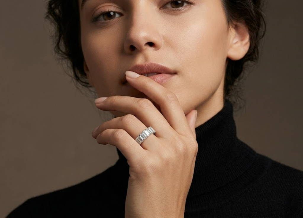 2.00tcw  (VS-EF) Baguette Cut Lab-Grown Diamond Eternity Band for Women