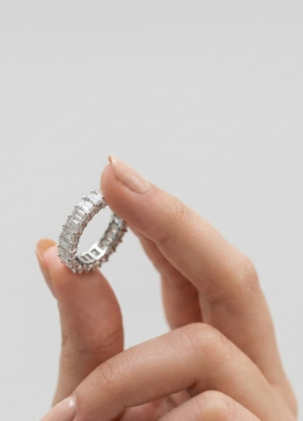 2.00tcw  (VS-EF) Baguette Cut Lab-Grown Diamond Eternity Band for Women