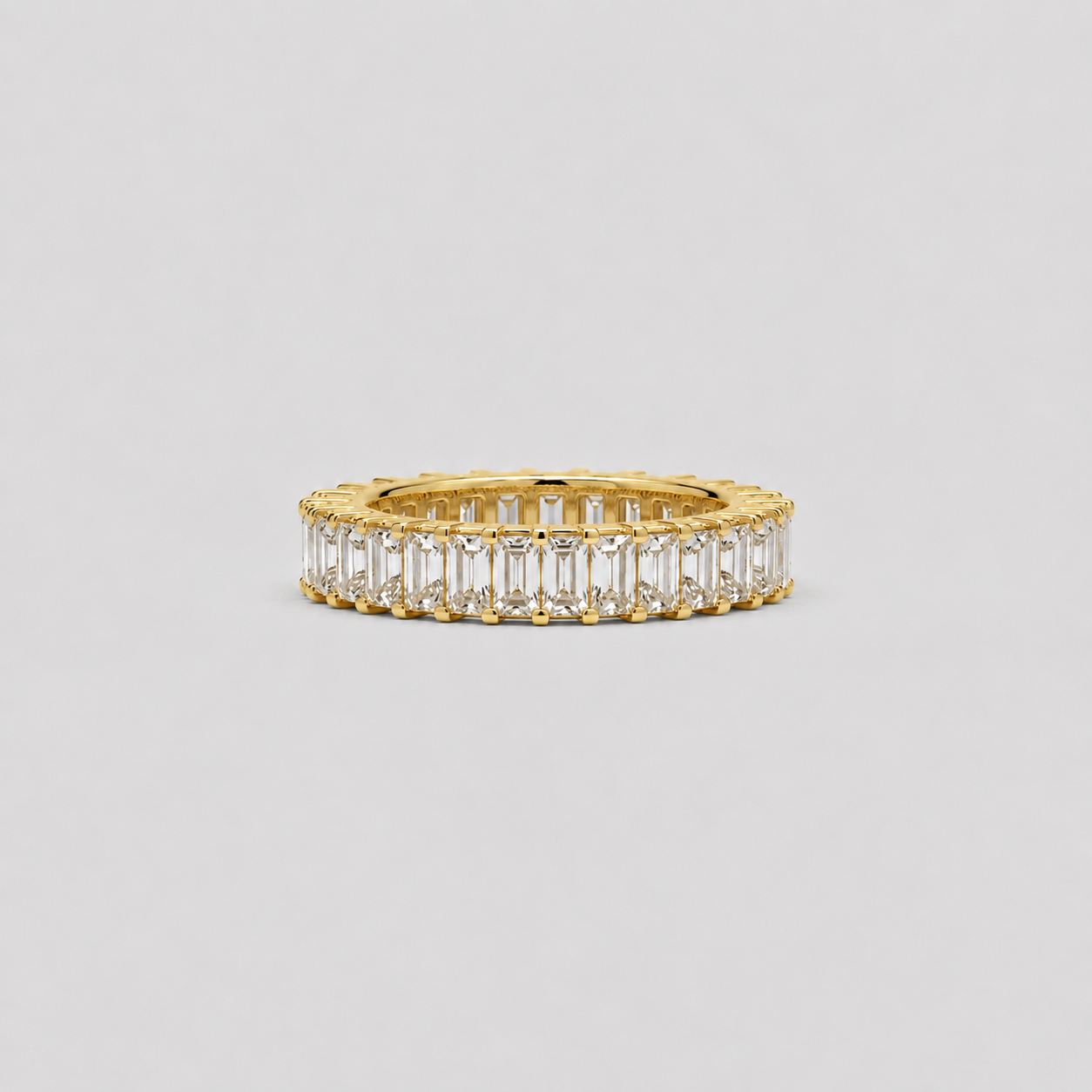 2 Ct. Emerald Cut Lab-Grown Diamond Eternity Band (VS-EF)