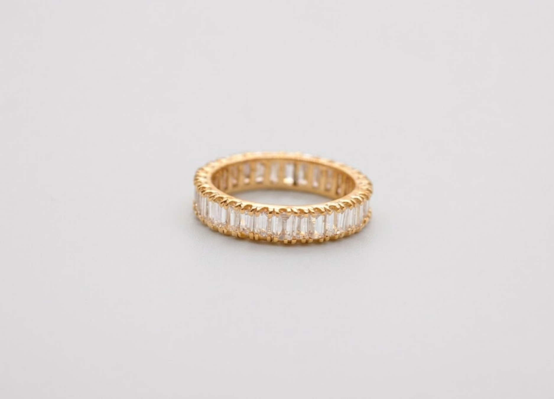 2.00 TCW (VS-EF) Baguette Cut Lab-Grown Diamond Eternity Band for Women