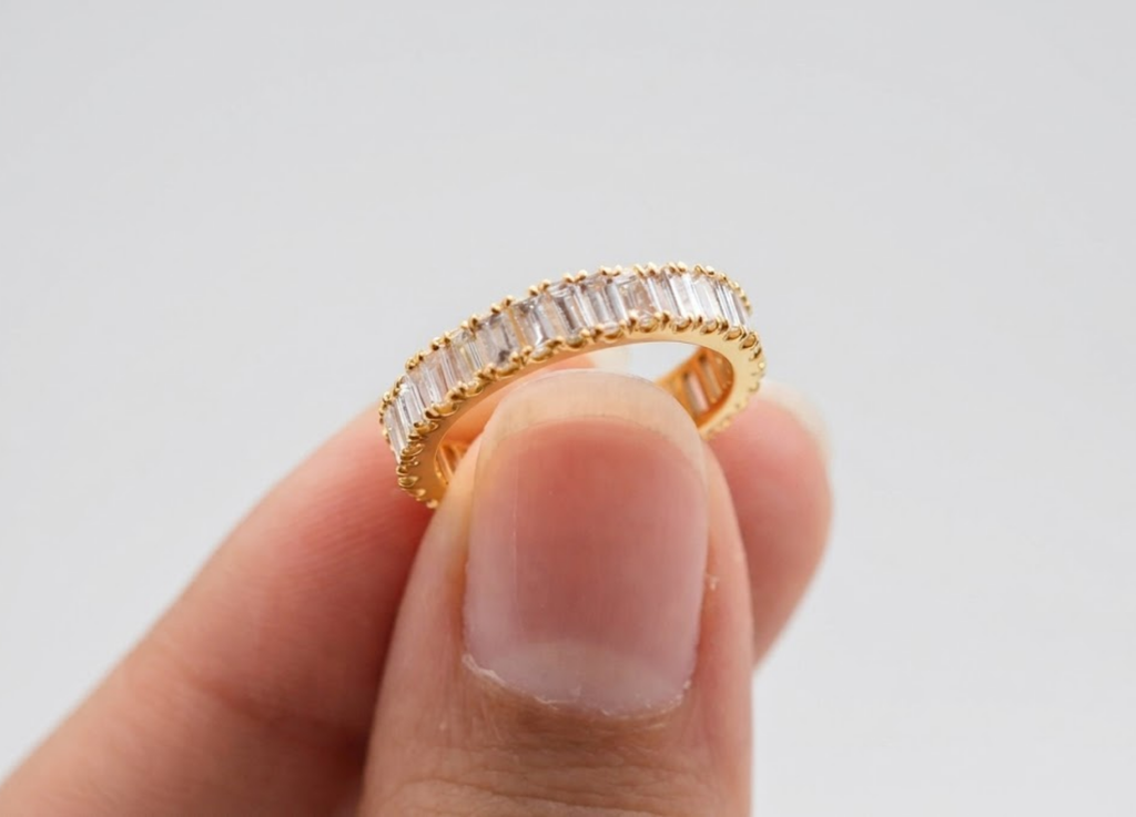 2.00 TCW (VS-EF) Baguette Cut Lab-Grown Diamond Eternity Band for Women