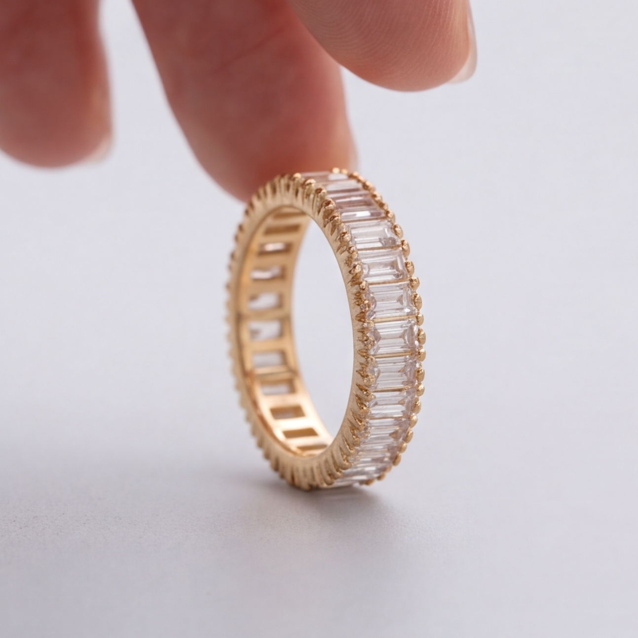 2 Ct. Lab-Grown Diamond Eternity Band (VS-EF)