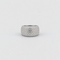 2.50 Ct. Dome Pavé Lab-Grown Diamond Statement Ring (EF/VVS-VS)