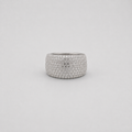 2.50 Ct. Dome Pavé Lab-Grown Diamond Statement Ring (VS-EF)