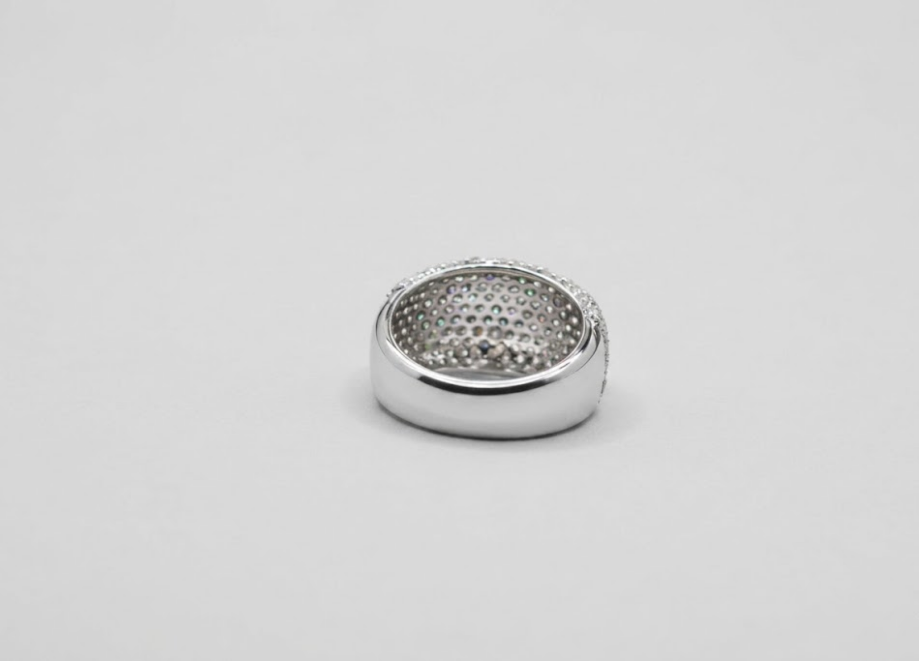 2.50tcw  (VS-EF) Dome Pavé Lab-Grown Diamond Statement Ring for Women