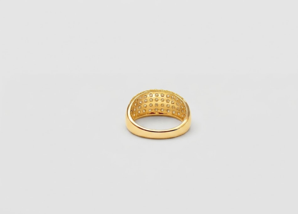 0.80tcw  (VS-EF) Wide Pavé Lab-Grown Diamond Band Ring for Women