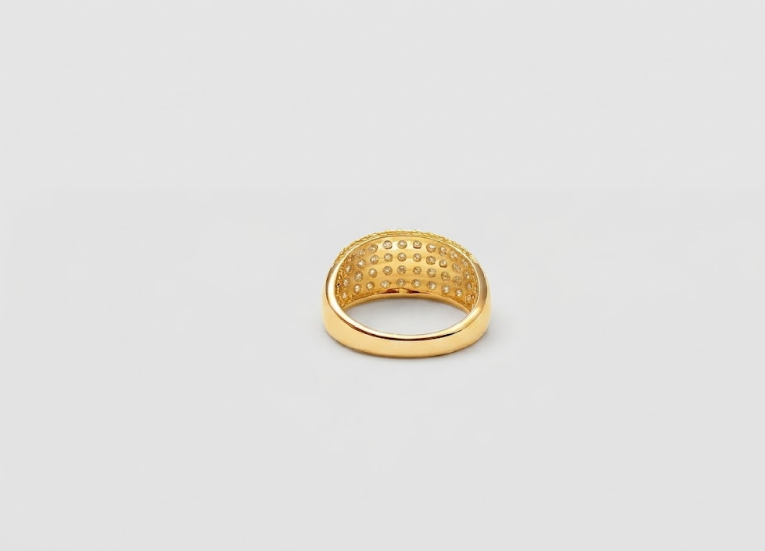 0.80tcw  (VS-EF) Wide Pavé Lab-Grown Diamond Band Ring for Women