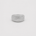 Lab-Grown Diamond Wide Pavé Band Ring 0.80 Ct. (VS-EF)