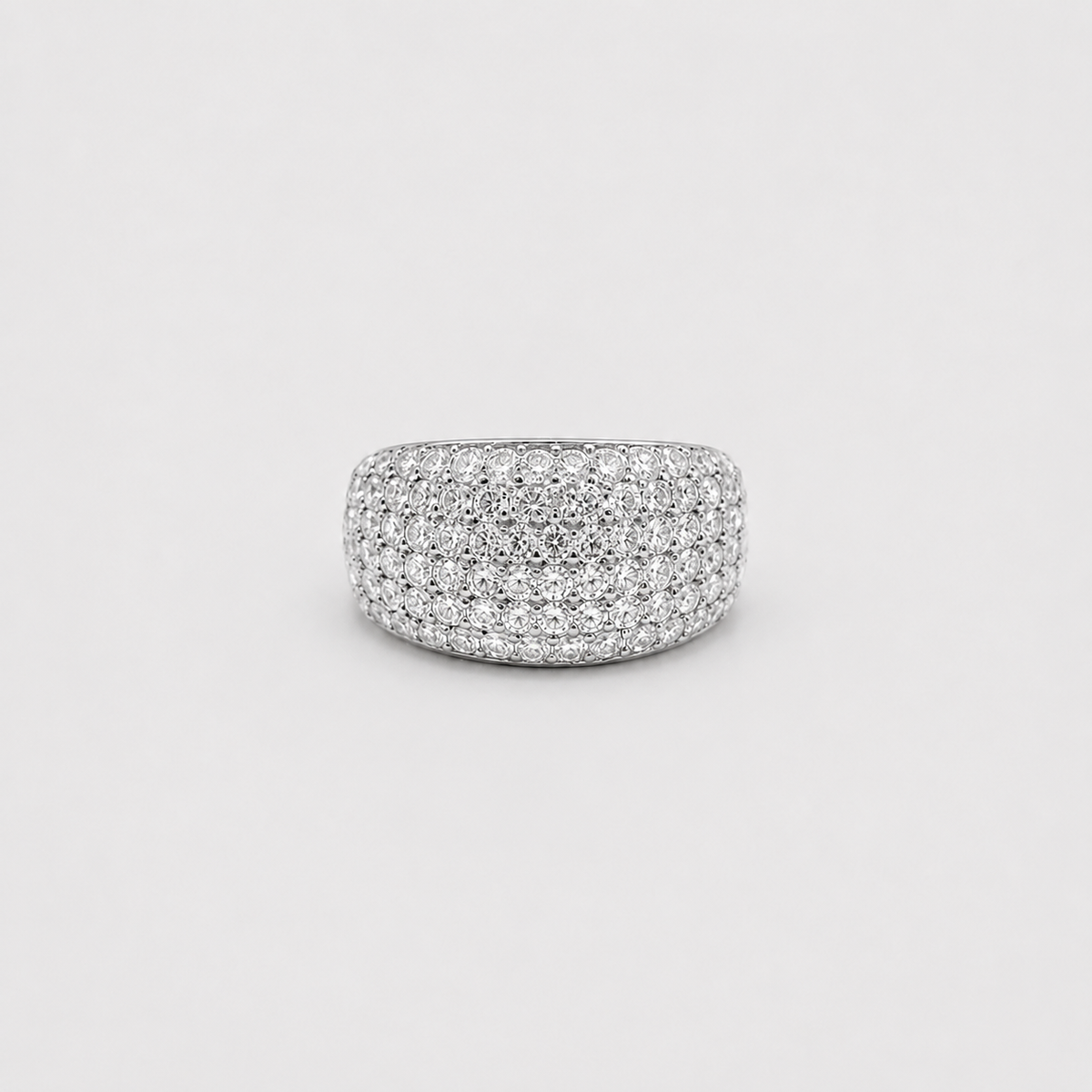 Lab-Grown Diamond Wide Pavé Band Ring 0.80 Ct. (EF/VVS-VS)