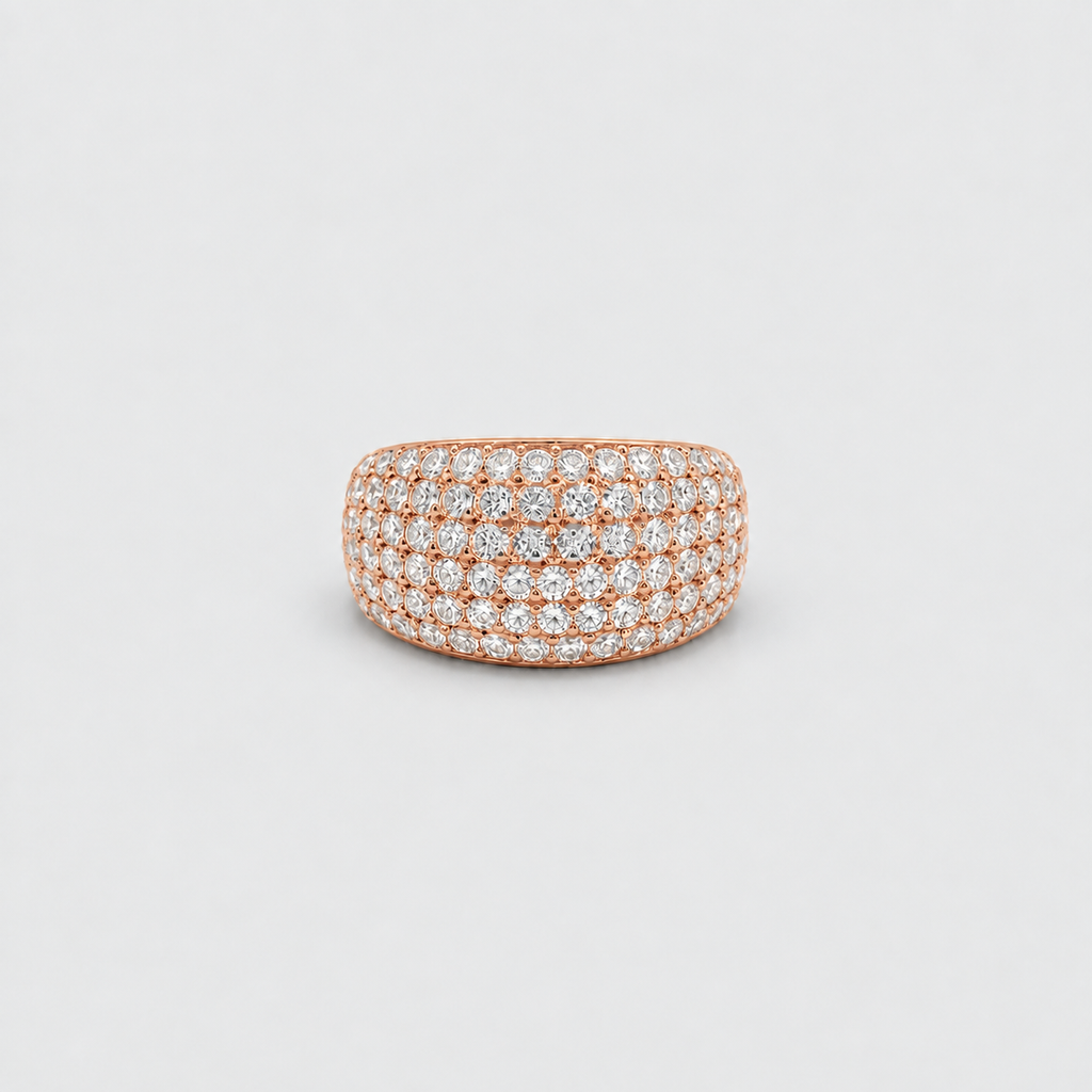Lab-Grown Diamond Wide Pavé Band Ring 0.80 Ct. (EF/VVS-VS)