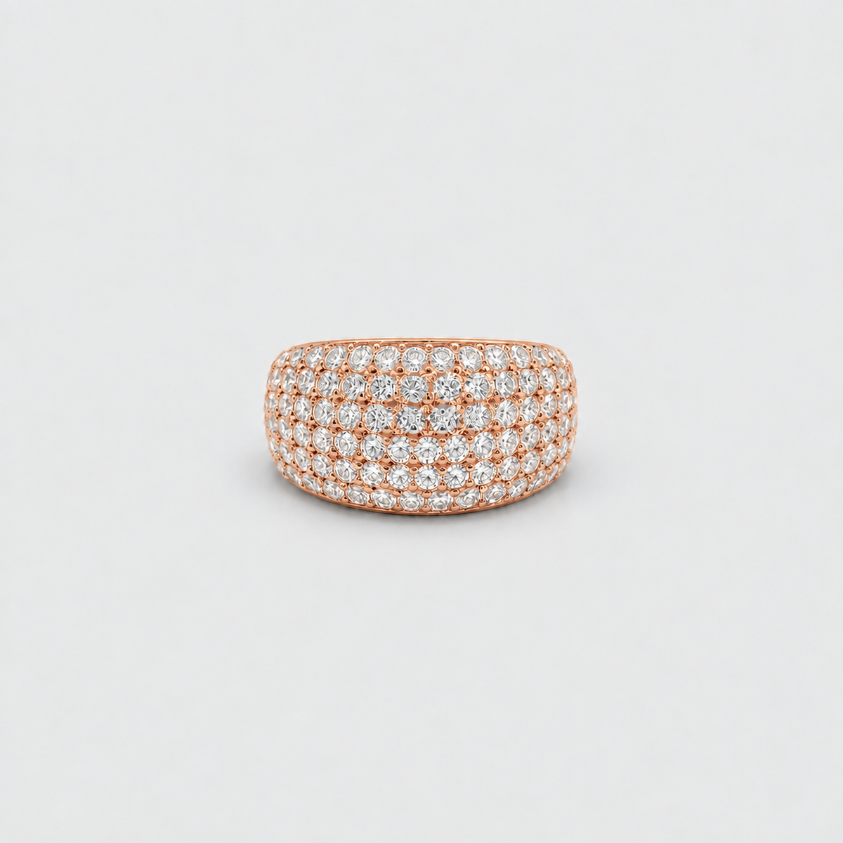 Lab-Grown Diamond Wide Pavé Band Ring 0.80 Ct. (EF/VVS-VS)