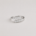 1.8 Ct. Lab-Grown Diamond Half Eternity Band Oval Ring (VS-EF)
