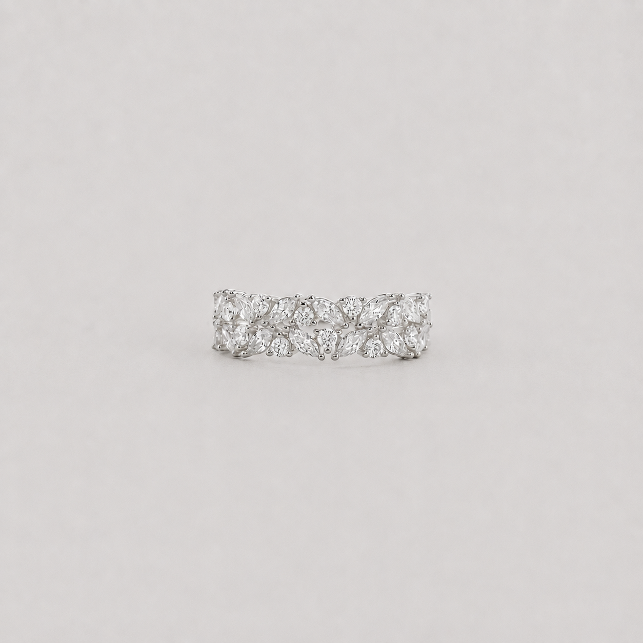 1.90 Ct. Lab Grown Diamond Designer Cluster Ring (VS-EF)