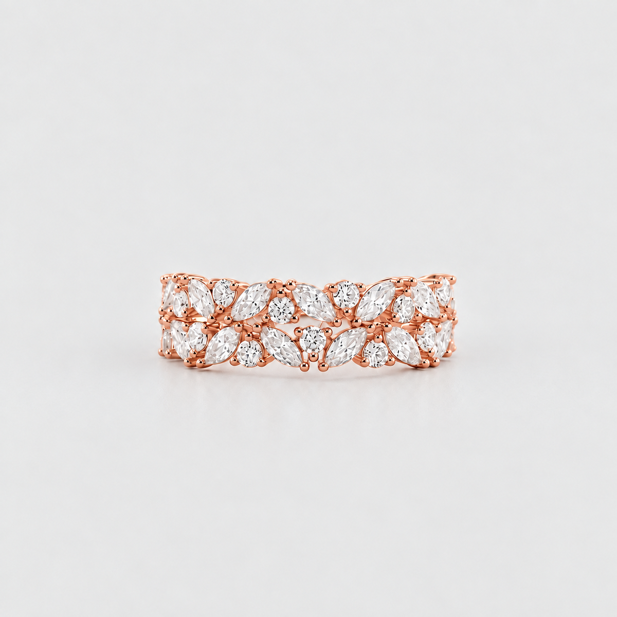 1.90 Ct. Lab Grown Diamond Designer Cluster Ring (EF/VVS-VS)